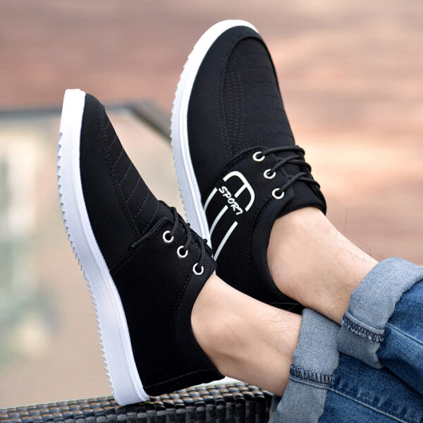 2021 new autumn air shoes men's casual shoes sneakers slip Korean fashion shoes - Image 5