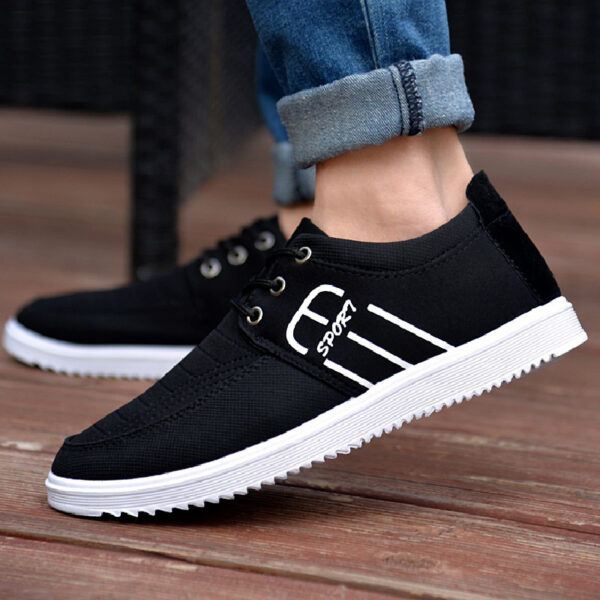 2021 new autumn air shoes men's casual shoes sneakers slip Korean fashion shoes - Image 4