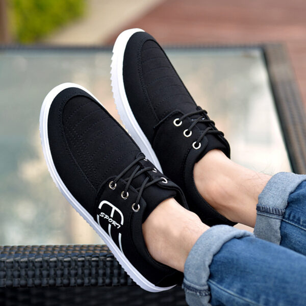 2021 new autumn air shoes men's casual shoes sneakers slip Korean fashion shoes - Image 3